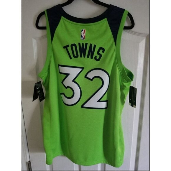 Nike Minnesota Timberwolves Mens Karl Anthony Towns Alt Jersey - Picture 6 of 12
